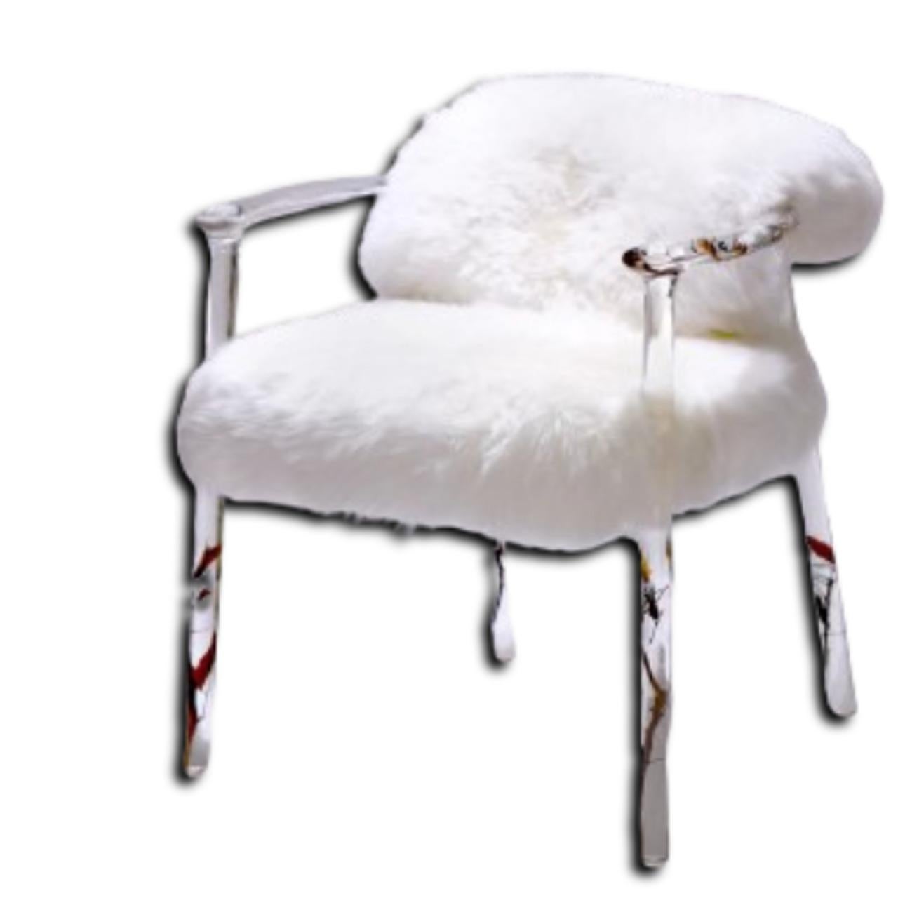 Américain Chaise Chieftain en cristal branchu - Un chef-d'œuvre d'Elegance de la Nature en vente