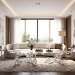 Branched Master Crystal-Acrylic Dining Table – Clear Luxury Furniture