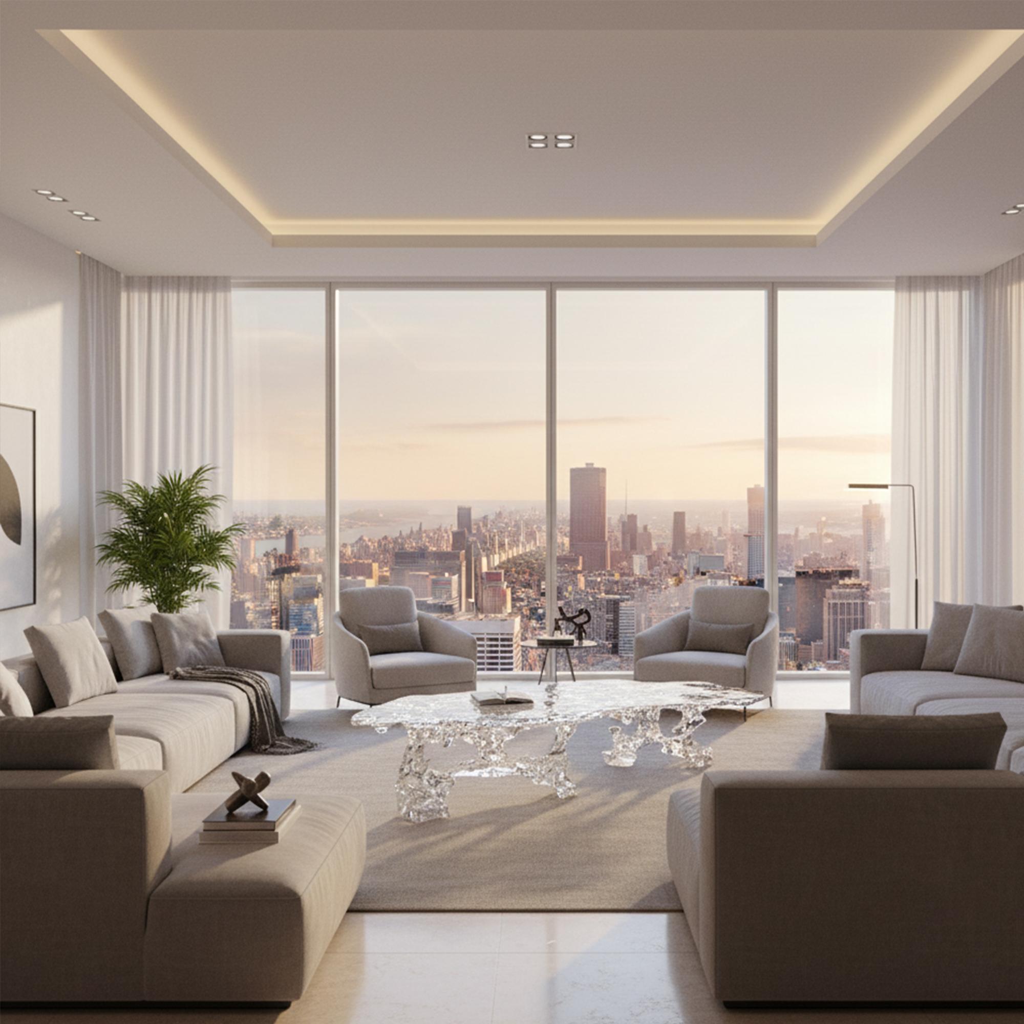 Cristallo Tavolo Master Branch (versione piccola) - Un capolavoro di cristallo per il tuo A Space in vendita