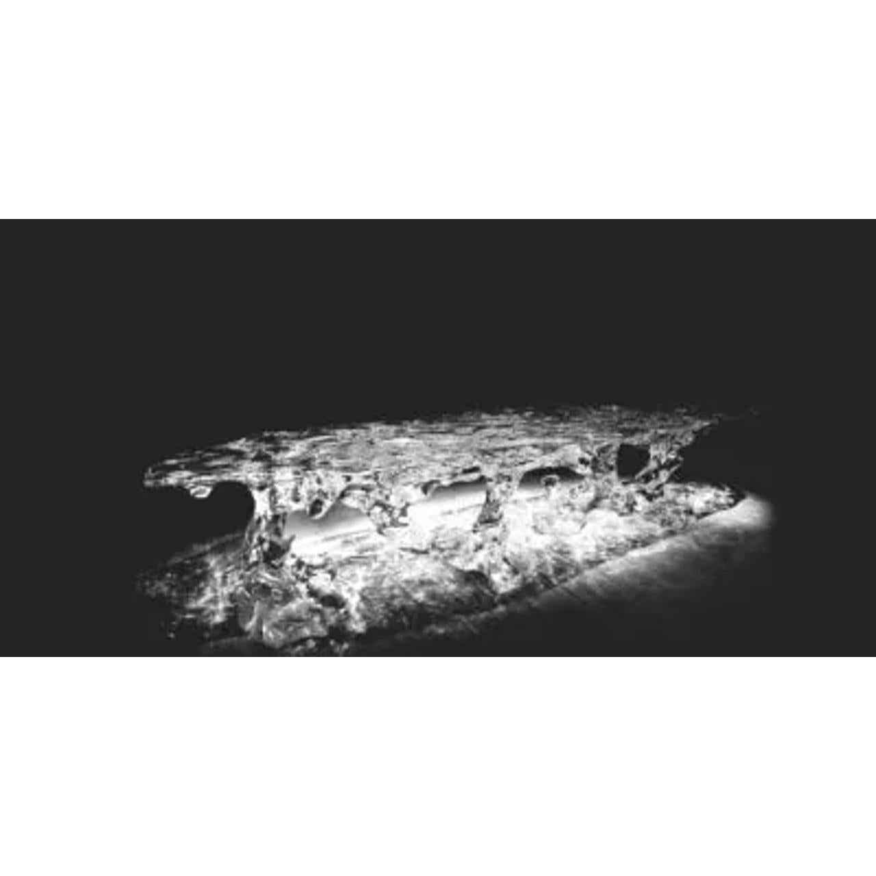 Art déco Branch Masterly Table - large - Un chef-d'œuvre sculptural en cristal en vente