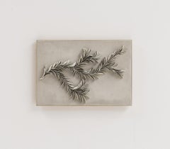 Branching porcelain wall art in Sage (small) by Olivia Walker