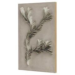 Branching porcelain wall art in Sage (small) by Olivia Walker