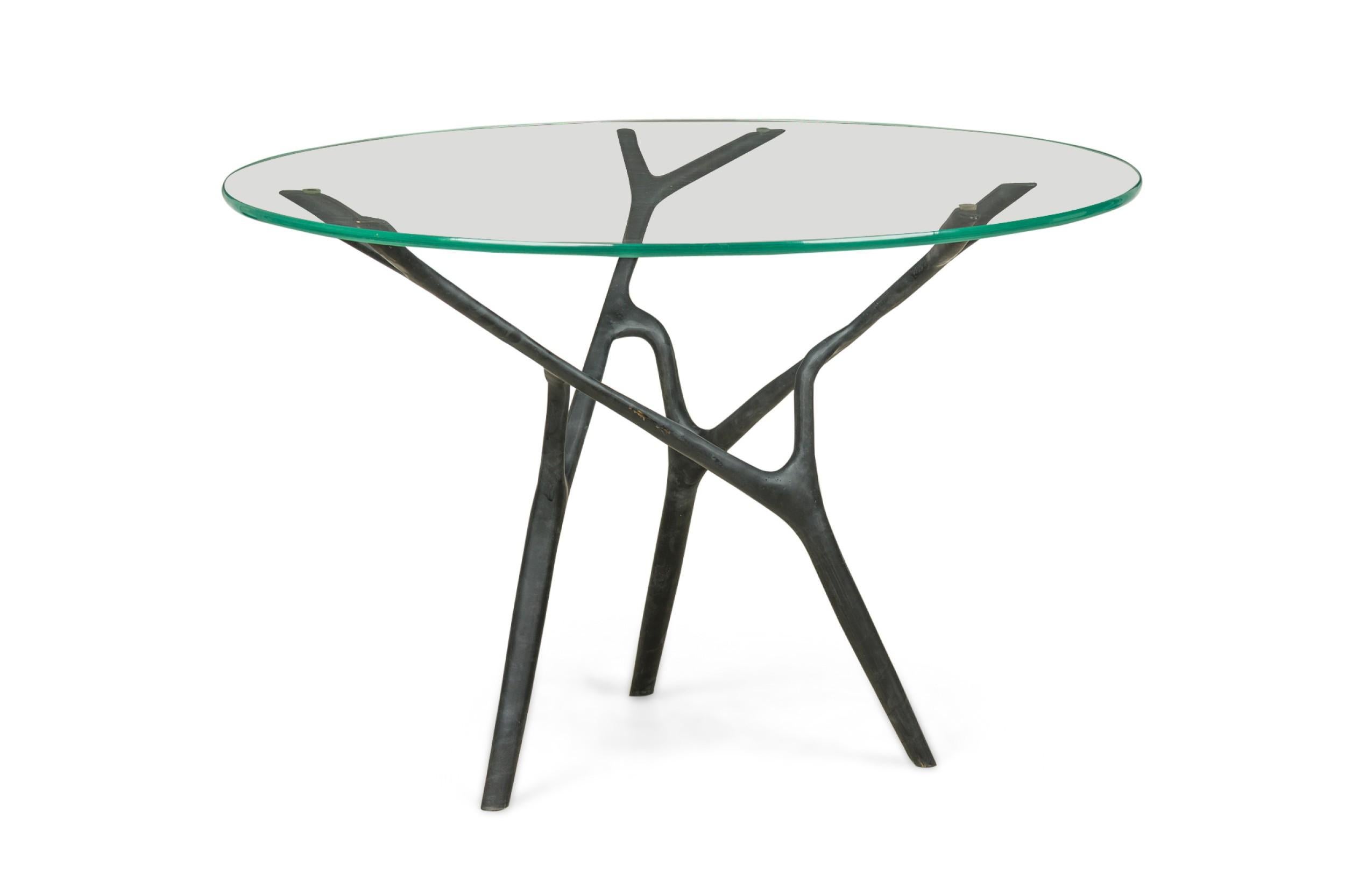 bronze glass dining table