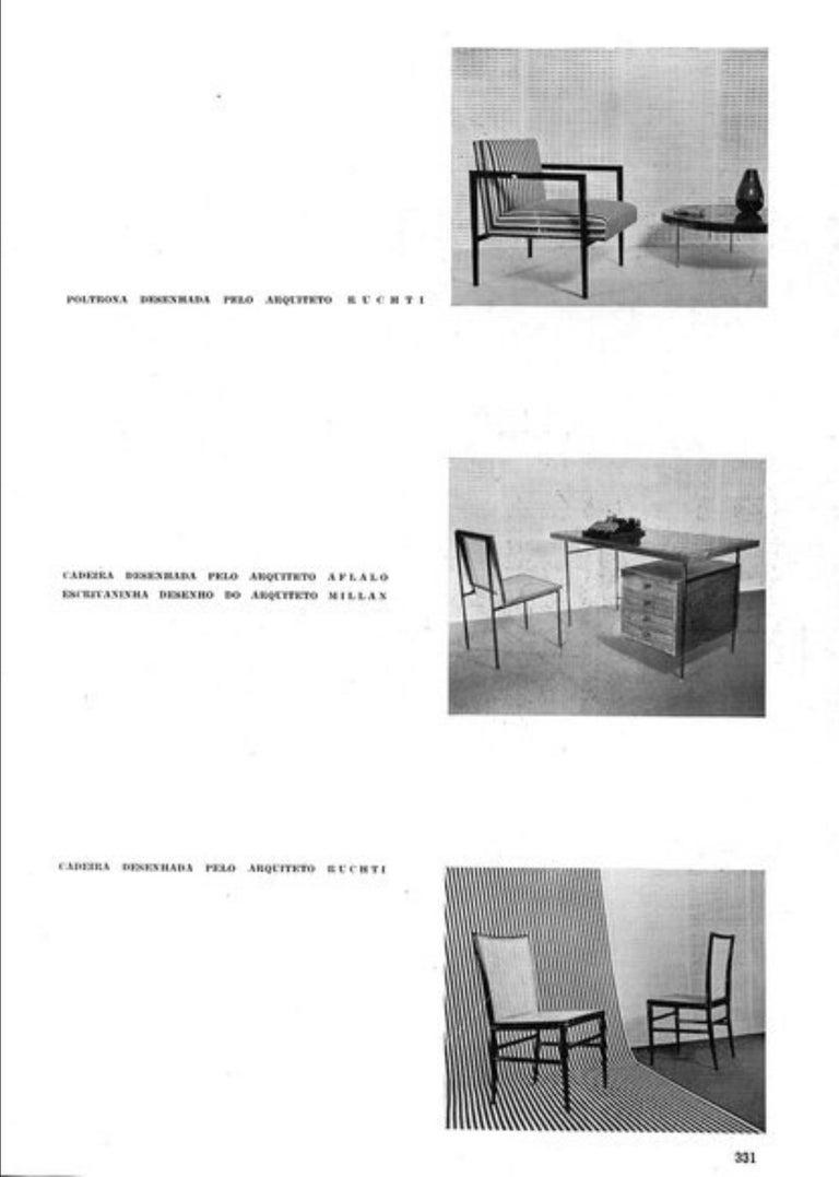 Branco e Preto Jacaranda Bücherregal mit eingelassenen Schubladen, brasilianische Moderne, 1960er Jahre im Angebot 2