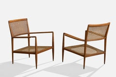 Branco & Preto, Sedie da salotto, Wood, Cane, Ottone, Brasile, anni '60