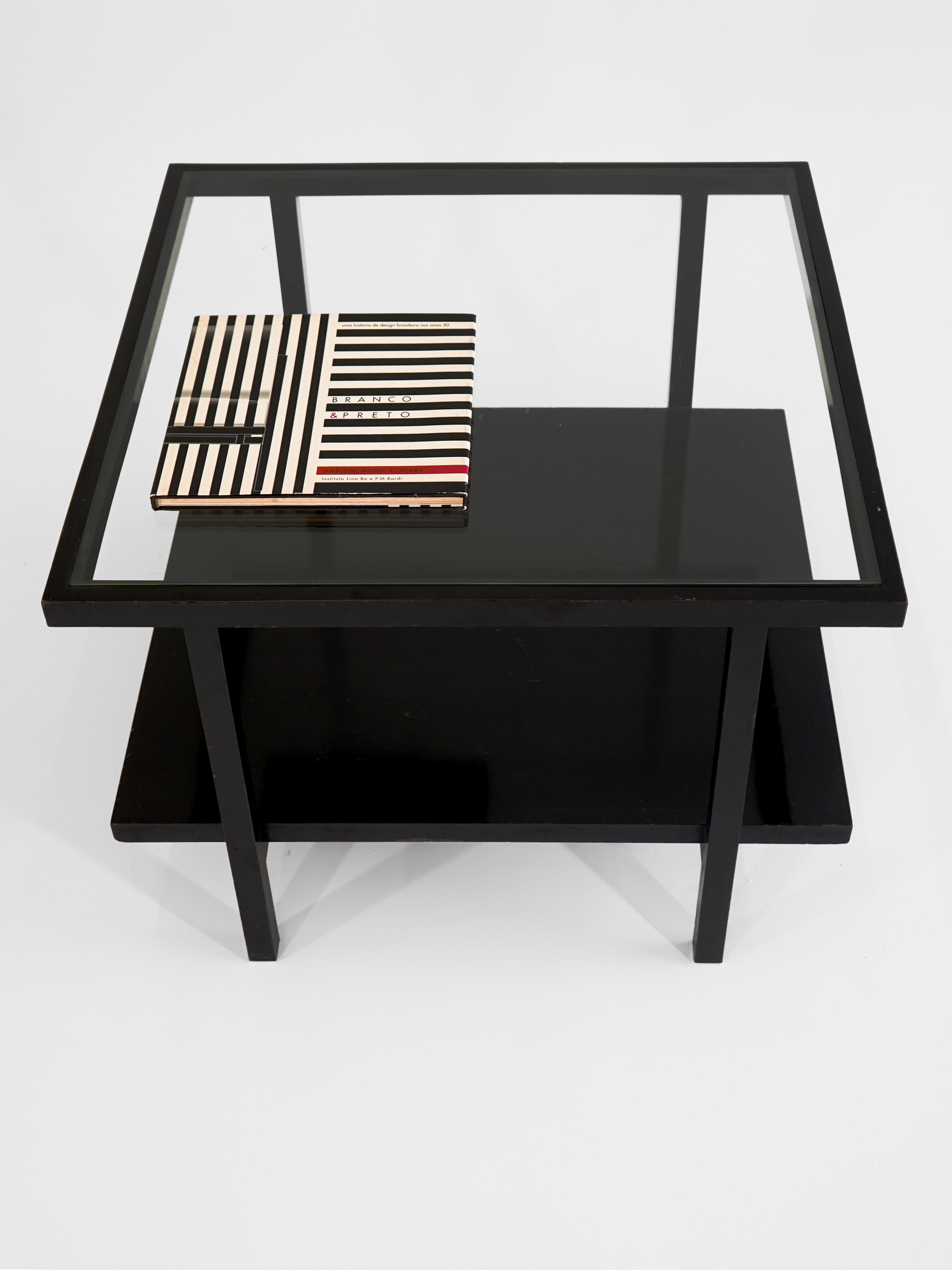 Branco & Preto - Beistelltisch, 1960, Moderne Mitte des Jahrhunderts, Brasilien im Angebot 1