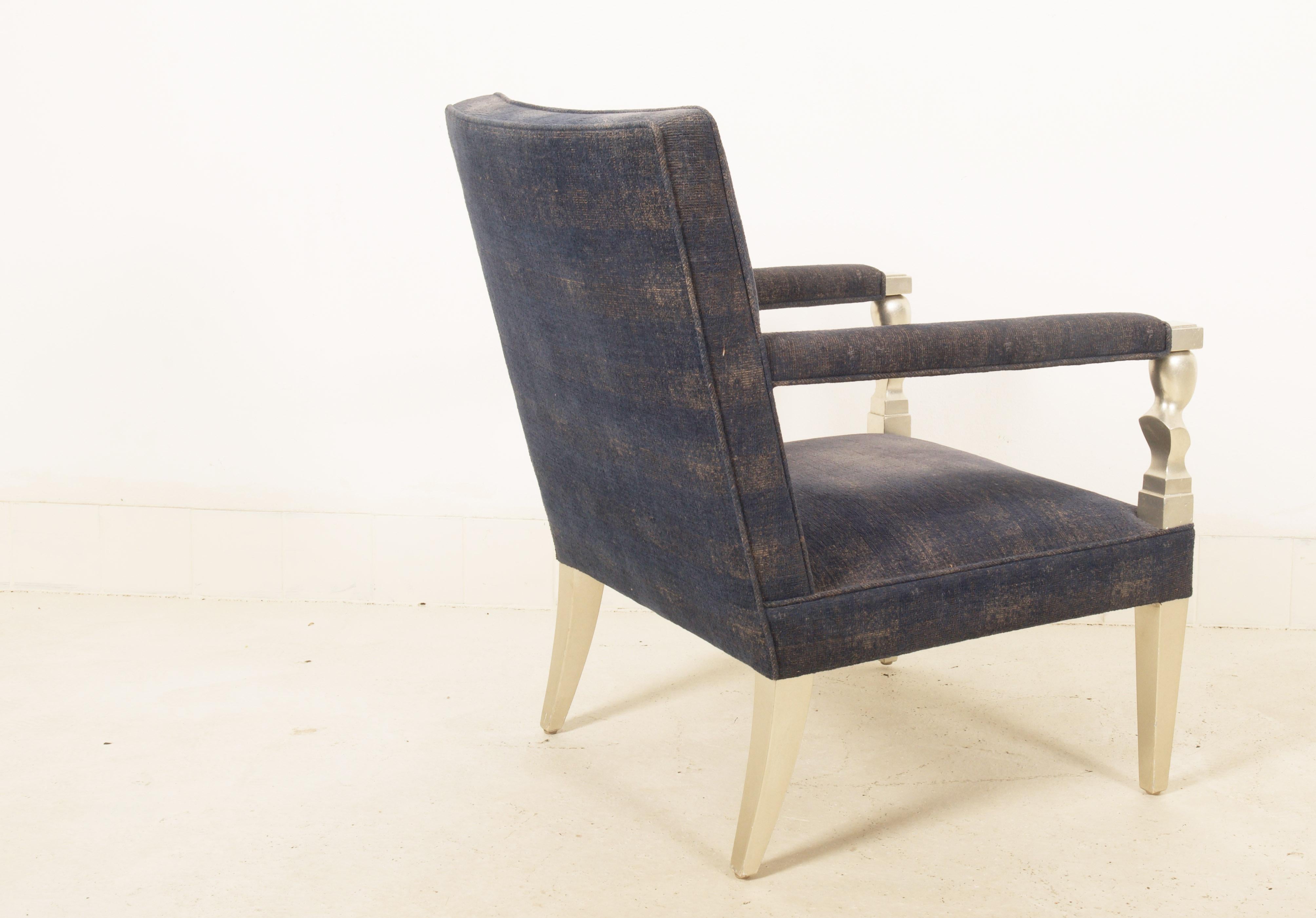 Brancusi Style Armchair by John Hutton for Donghia. For Sale 2
