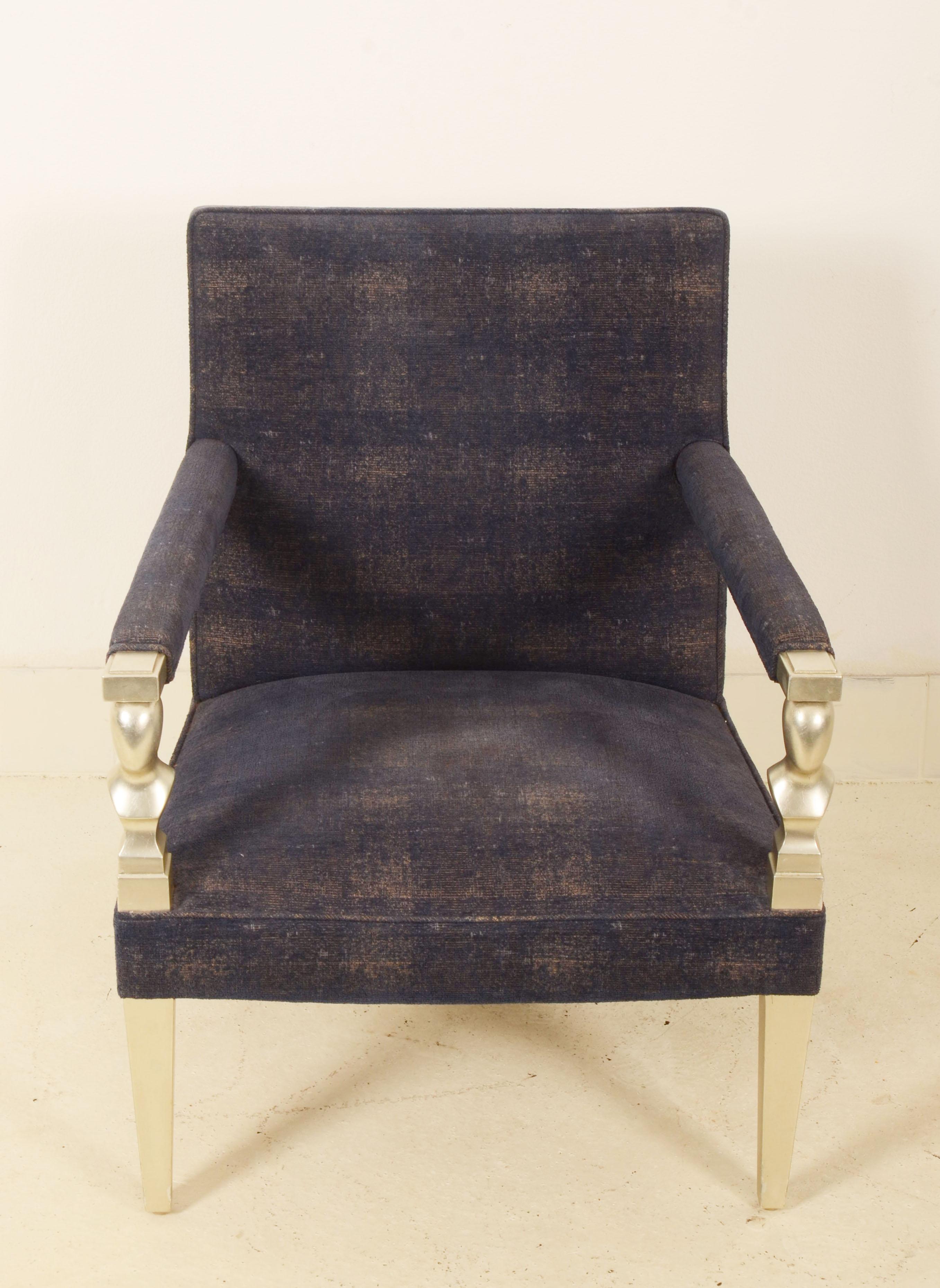 Sessel im Brancusi-Stil von John Hutton für Donghia. (Postmoderne) im Angebot