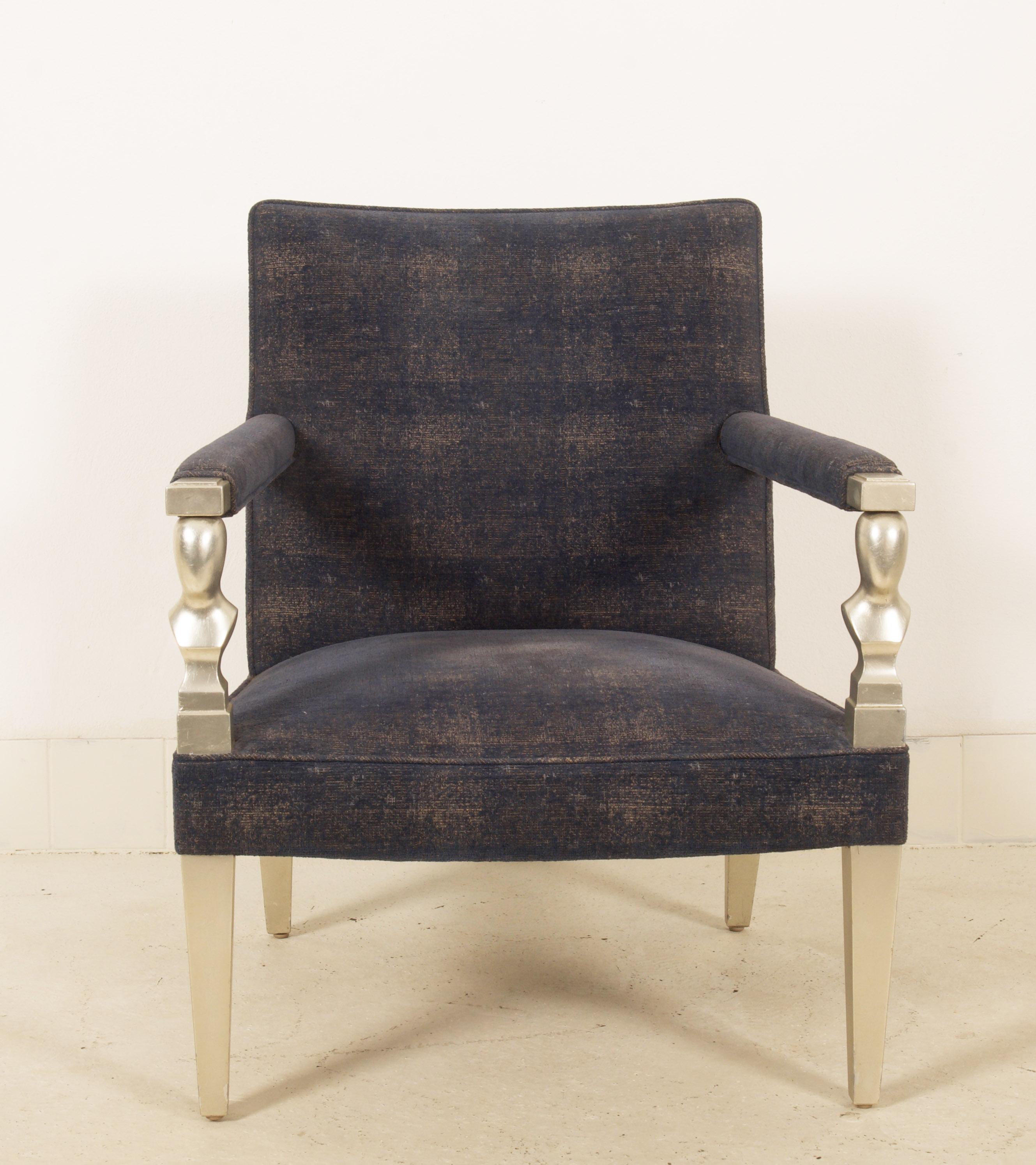 Sessel im Brancusi-Stil von John Hutton für Donghia. (Italienisch) im Angebot