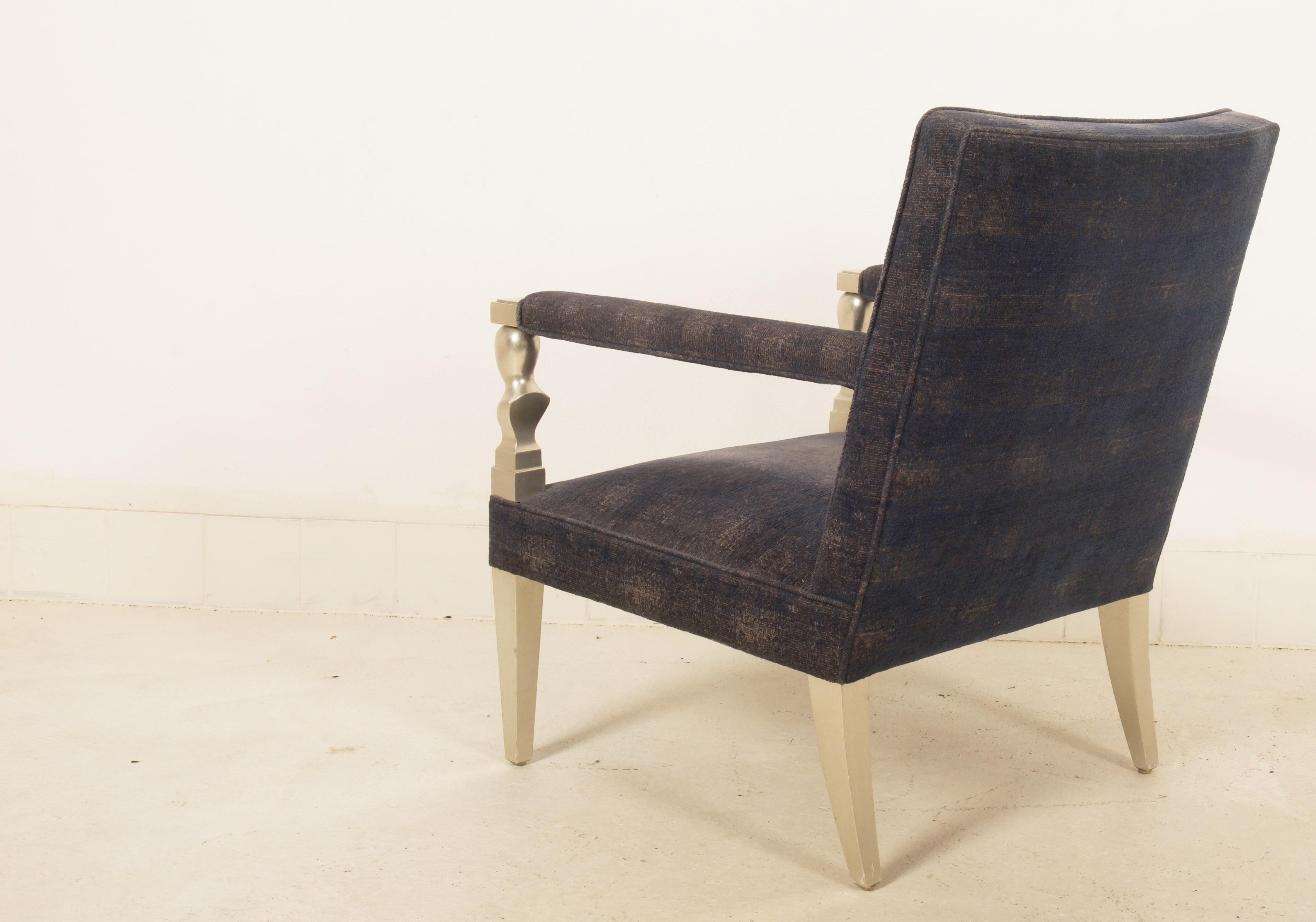 Sessel im Brancusi-Stil von John Hutton für Donghia. im Angebot 1