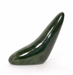 Brancusi Style Green Stone Sculpture Mid Century Modern Constantin Sandburg