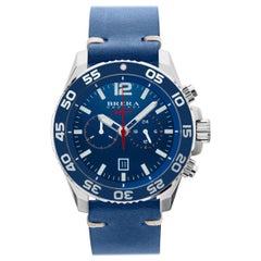 Brand Certified and Warranty, Brera Orologi Mistral 359, Blue Dial