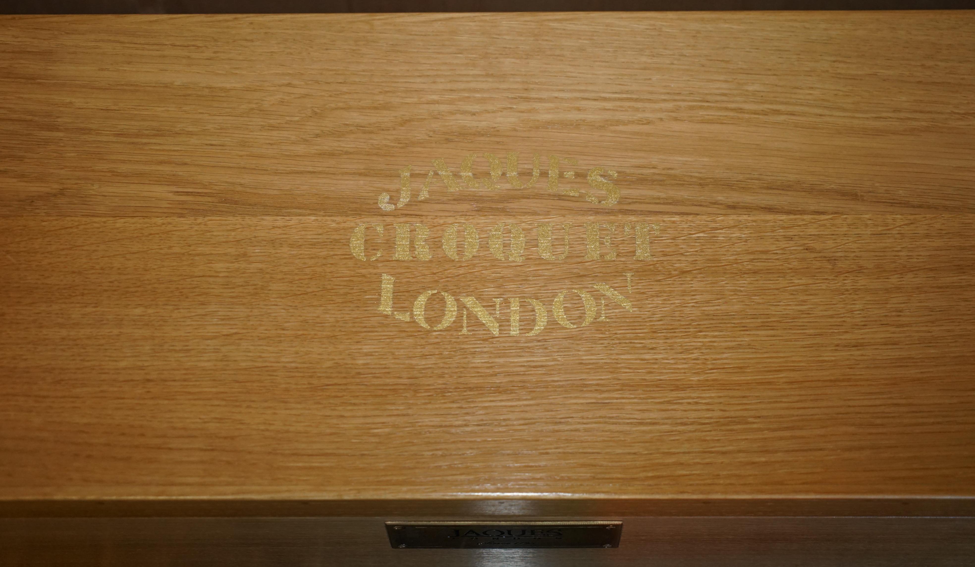 BRAND NEW 2009 LTD EDITION SOLD OUT JAQUES CHAMPIONSHiP CROQUET SET im Angebot 11