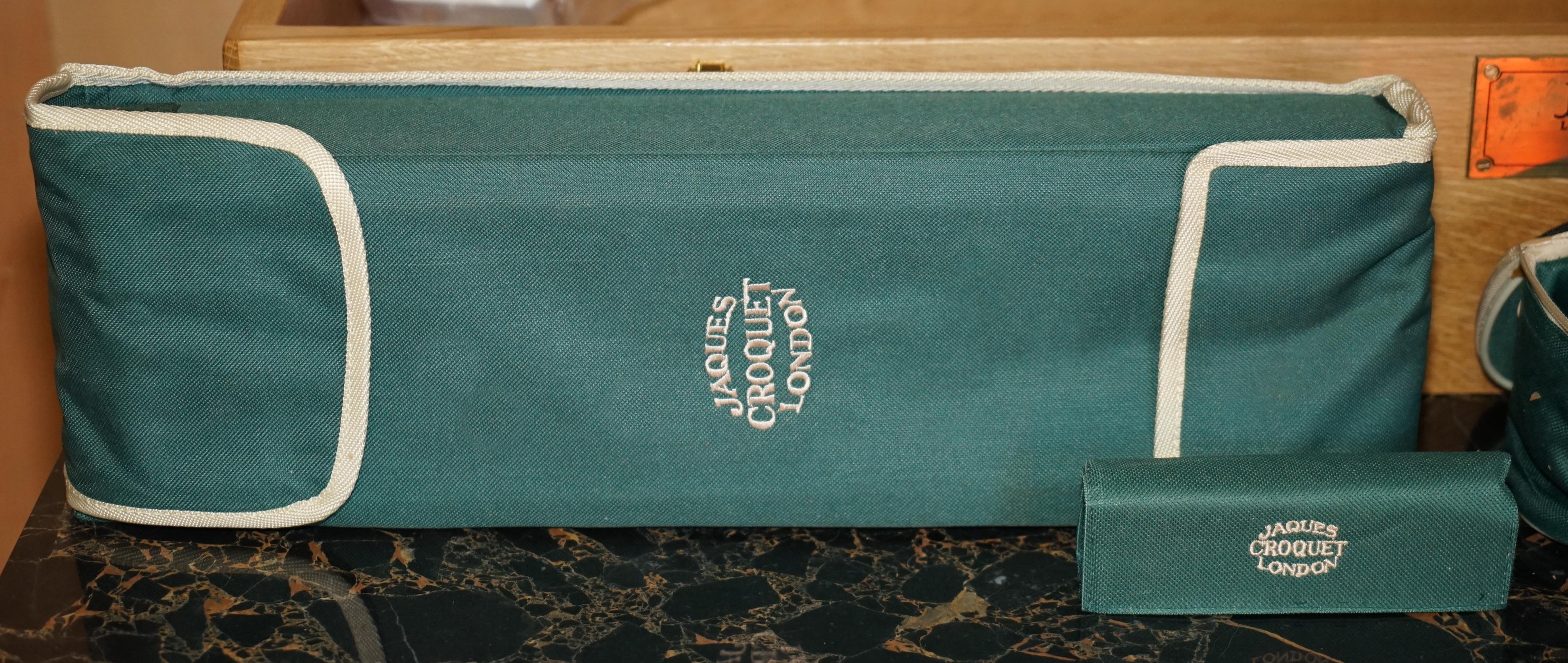 BRAND NEW 2009 LTD EDITION SOLD OUT JAQUES CHAMPIONSHiP CROQUET SET (Viktorianisch) im Angebot