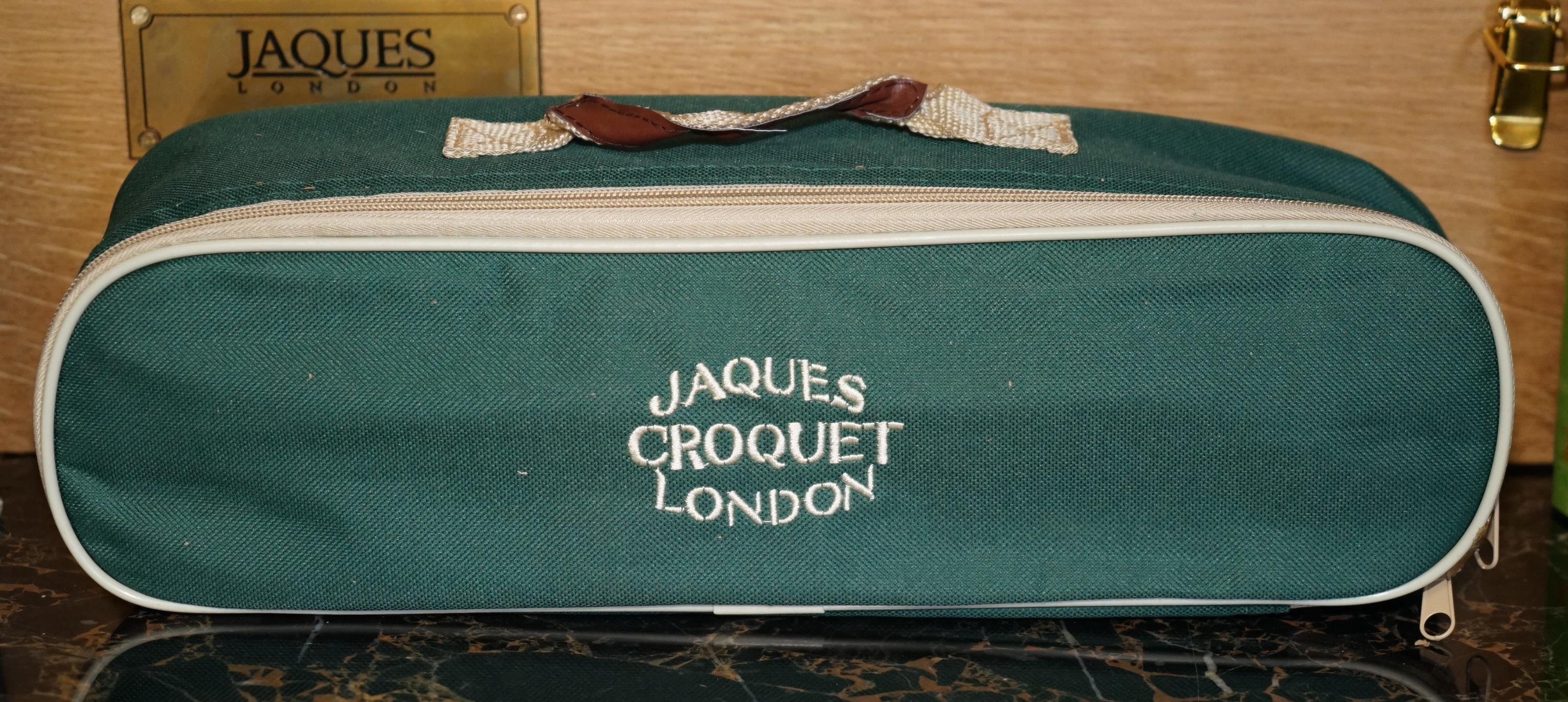 BRAND NEW 2009 LTD EDITION SOLD OUT JAQUES CHAMPIONSHiP CROQUET SET (21. Jahrhundert und zeitgenössisch) im Angebot