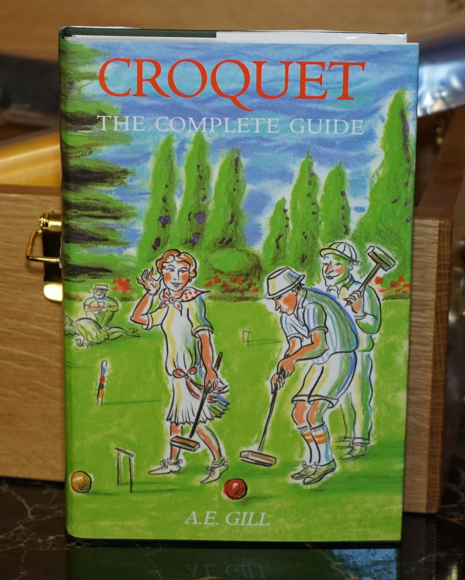 BRAND NEW 2009 LTD EDITION SOLD OUT JAQUES CHAMPIONSHiP CROQUET SET im Angebot 1
