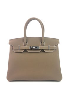Brand New 2020 Hermes Birkin 30 Etoupe Togo Palladium Hardware