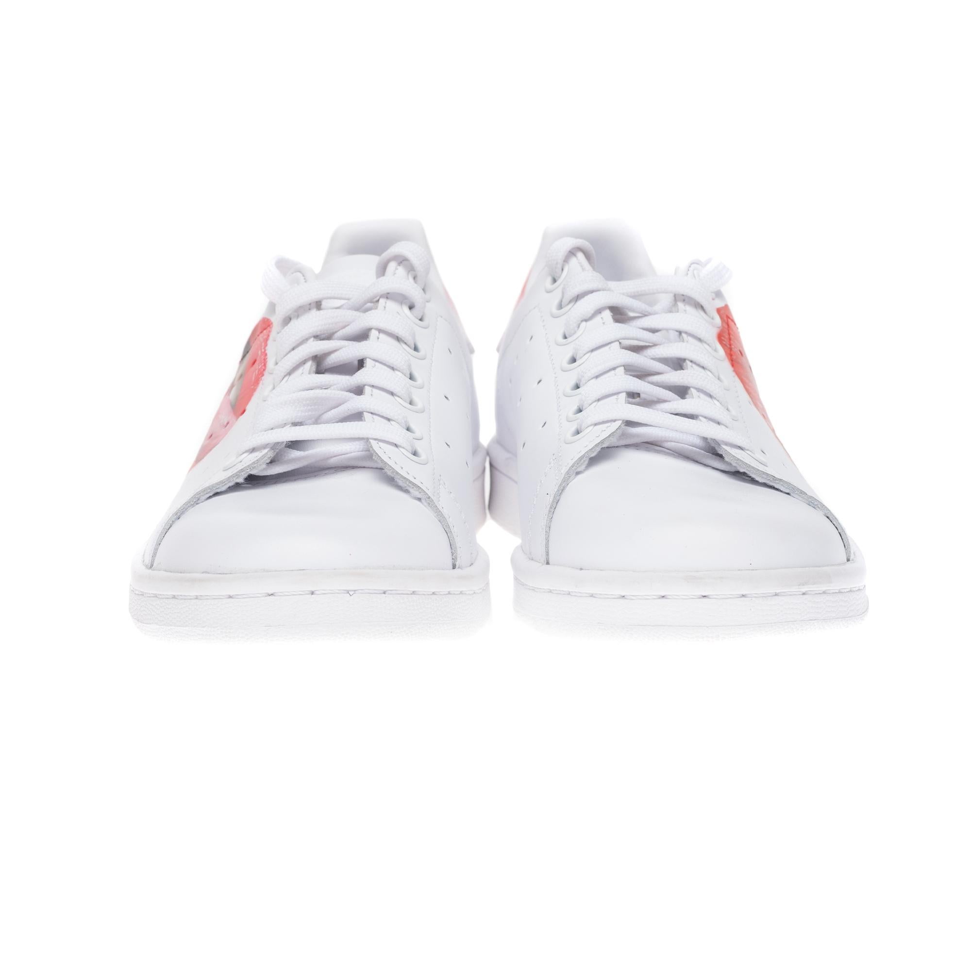 Brand New Adidas Stan Smith All White sneakers customized \