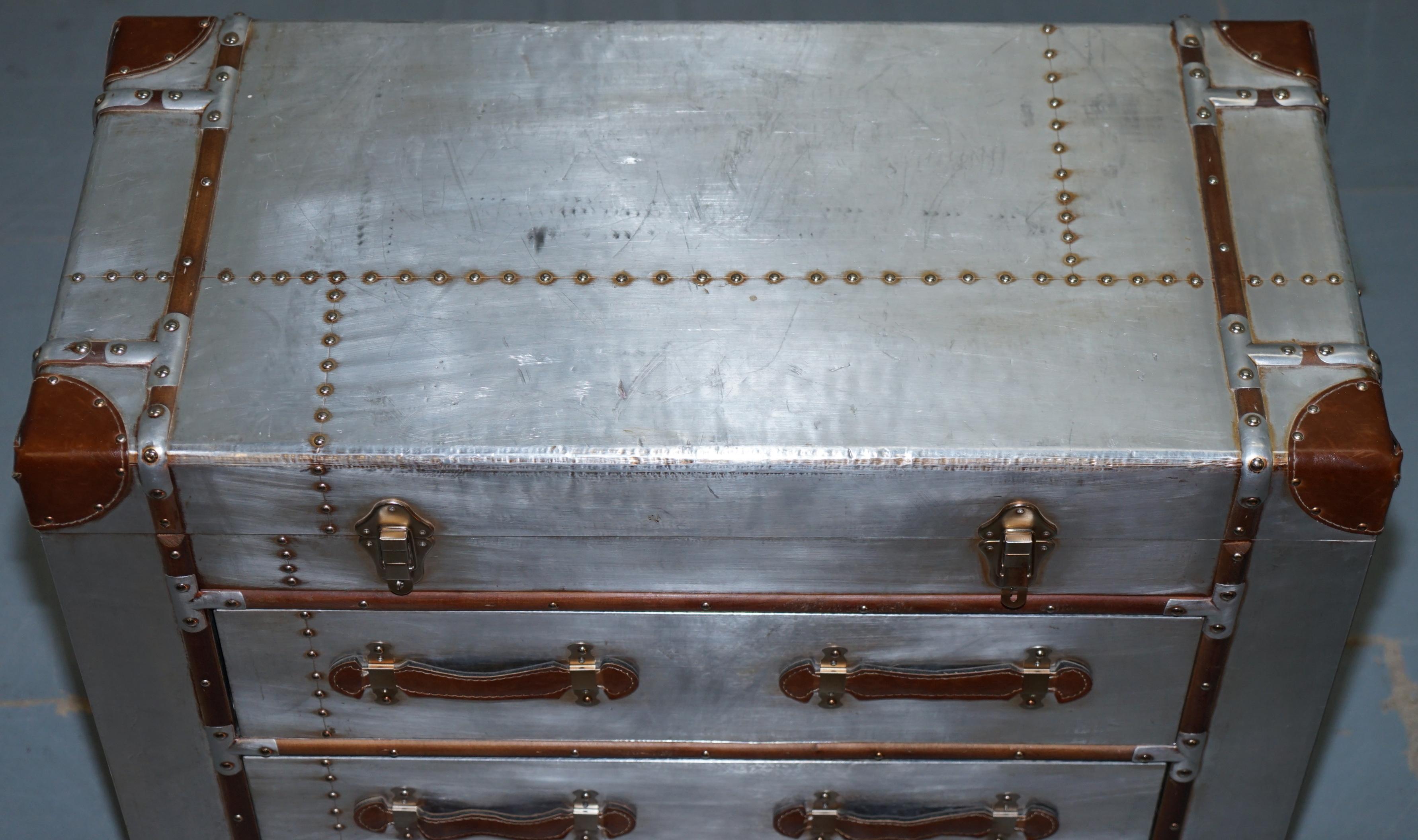 aluminium chest of drawers