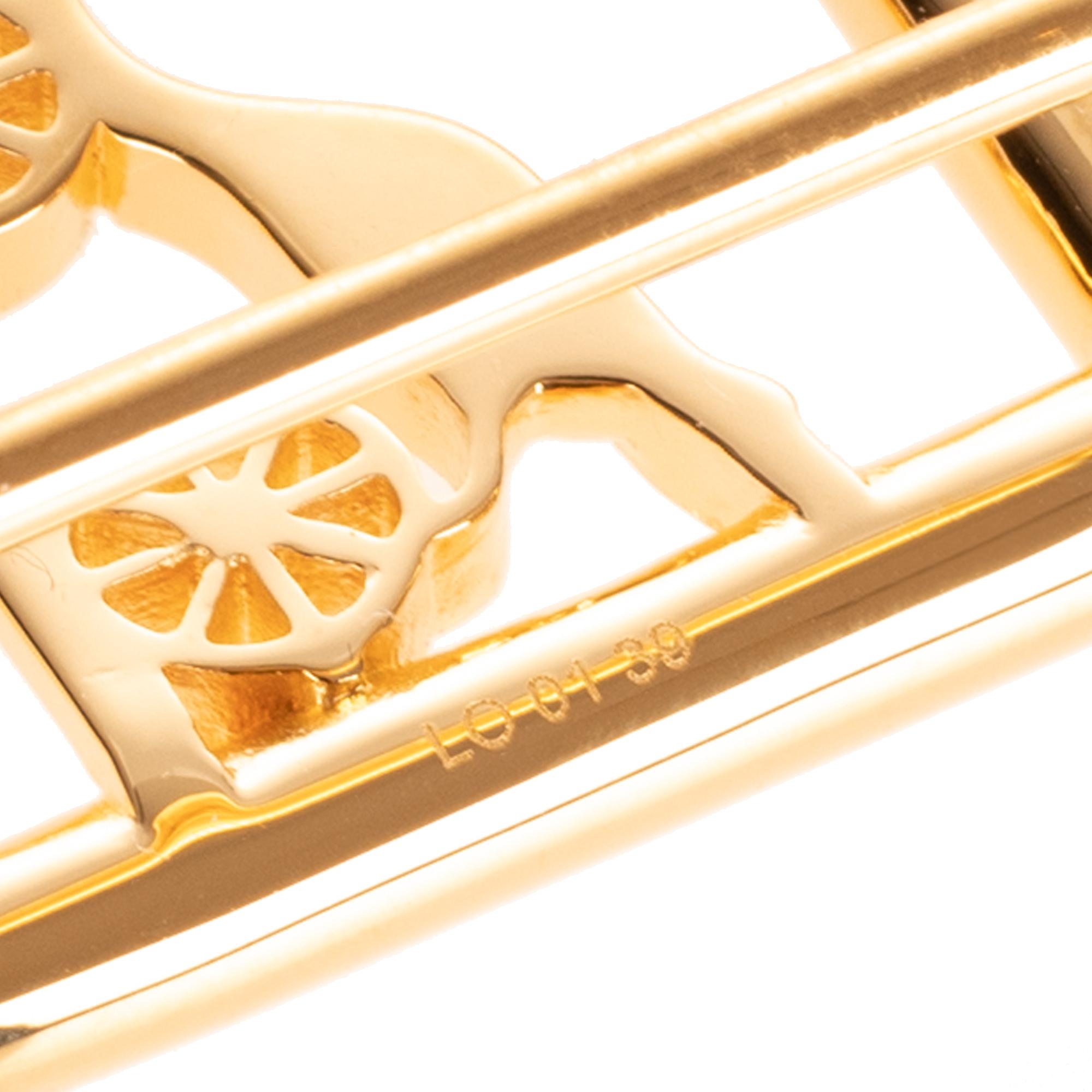 shiny gold horse