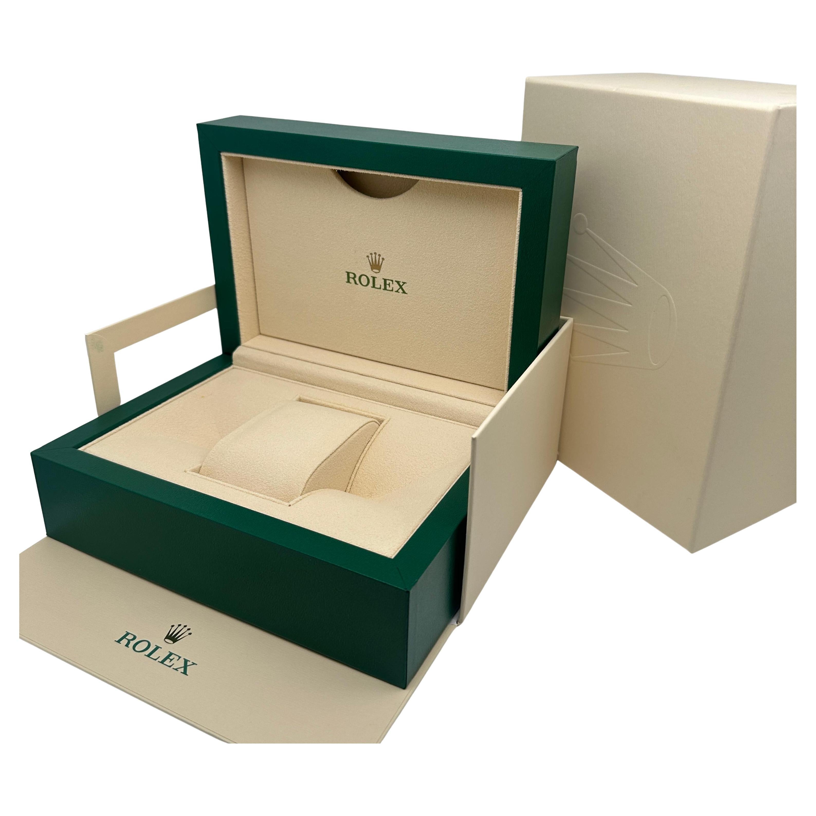 Brand New Authentic Rolex New Style Green Cream Box Only