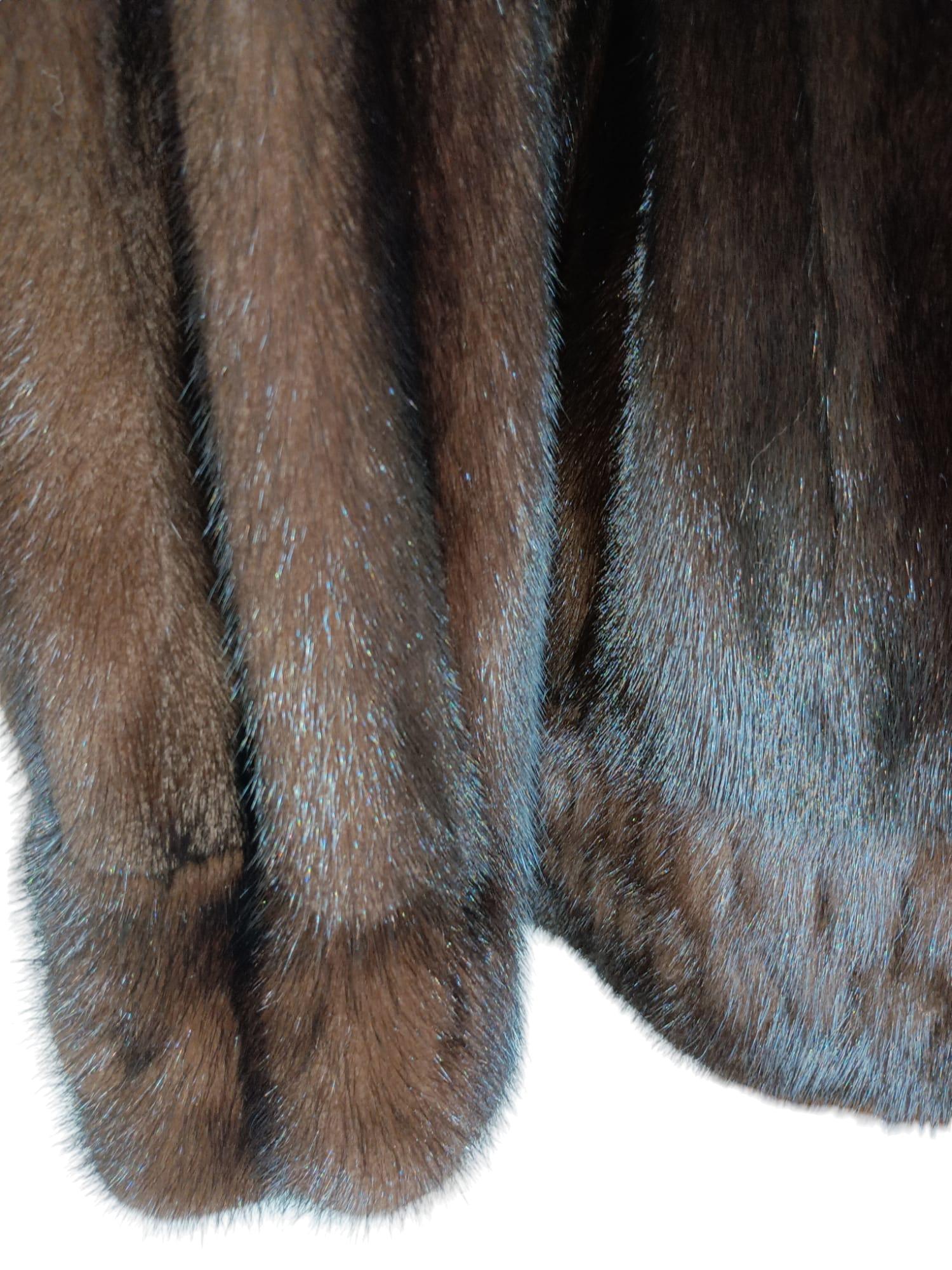 Mint Balenciaga Demi Buff Mink Fur Coat (12-M) For Sale 7