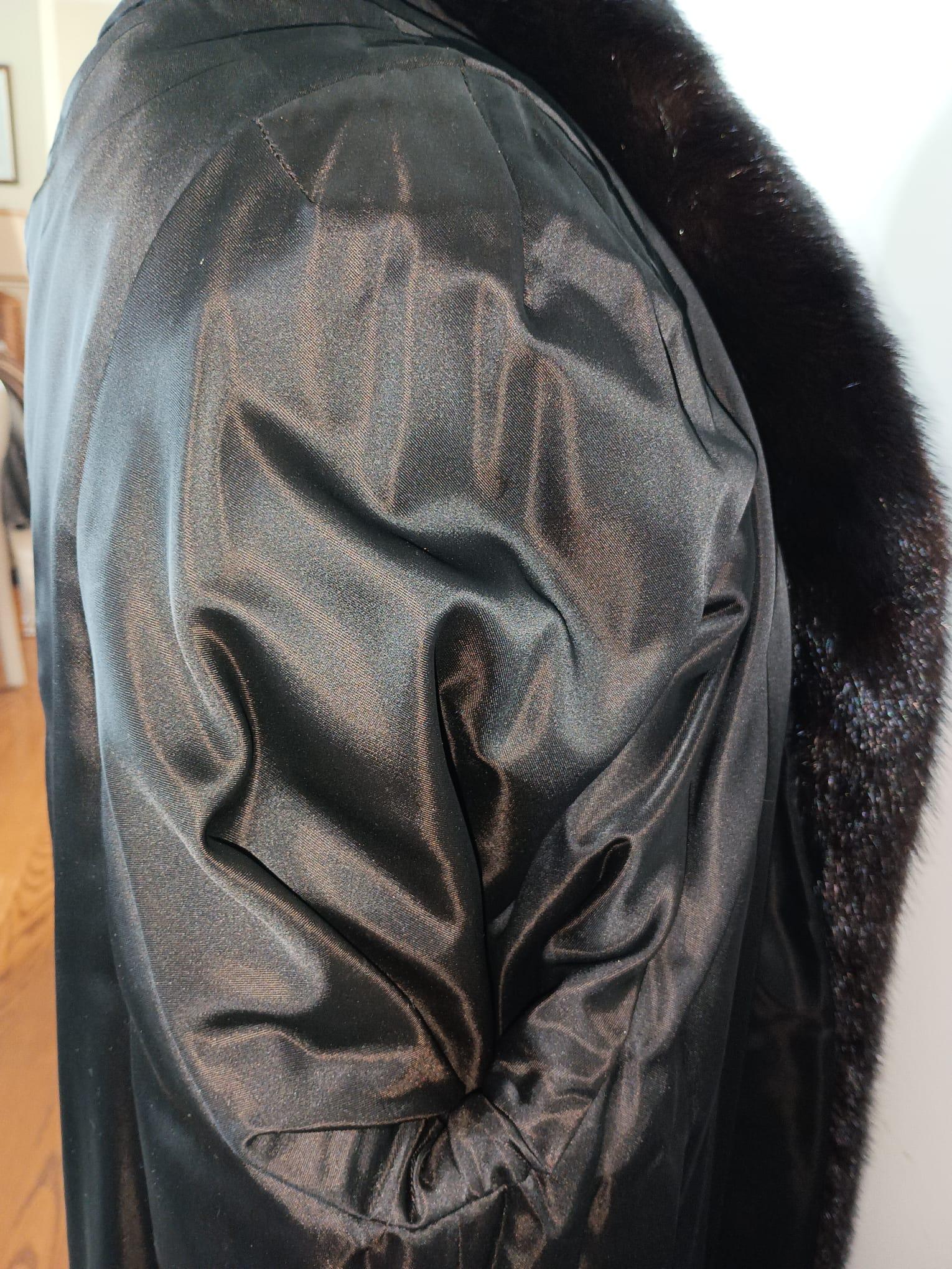 Mint Balenciaga Demi Buff Mink Fur Coat (12-M) For Sale 13