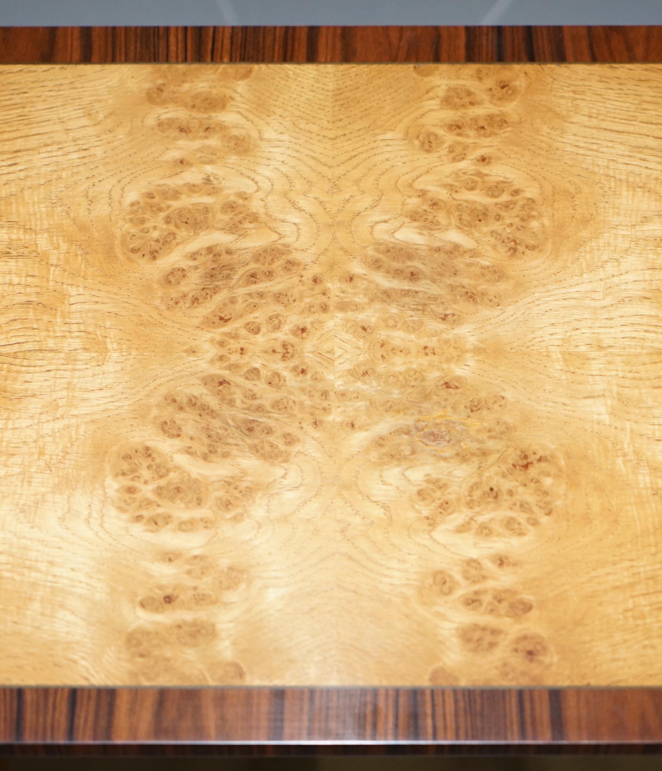 Bevan Funnell Burr / Burl Oak Nest of Tables Absolutely Stunning For Sale 8