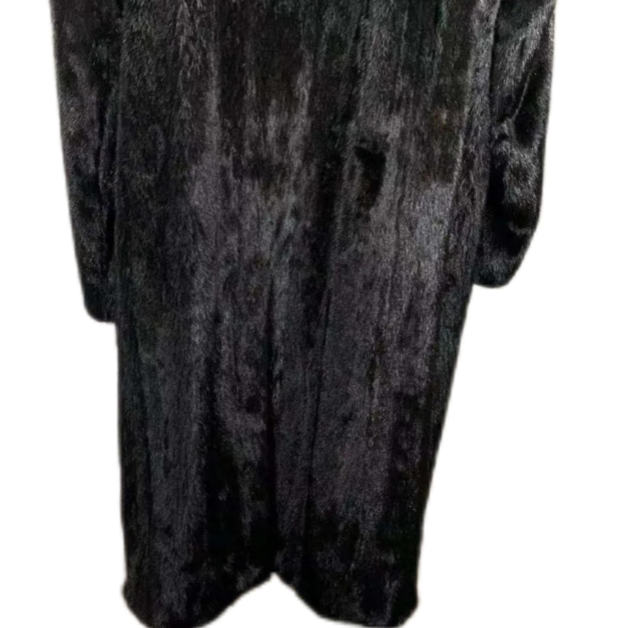 Brand new Big Tall Blackglama Men's mink fur coat parka jacket size 2 XL For Sale 5