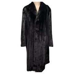 Nuova giacca parka in pelliccia di visone Big Tall Blackglama Uomo taglia 2 XL