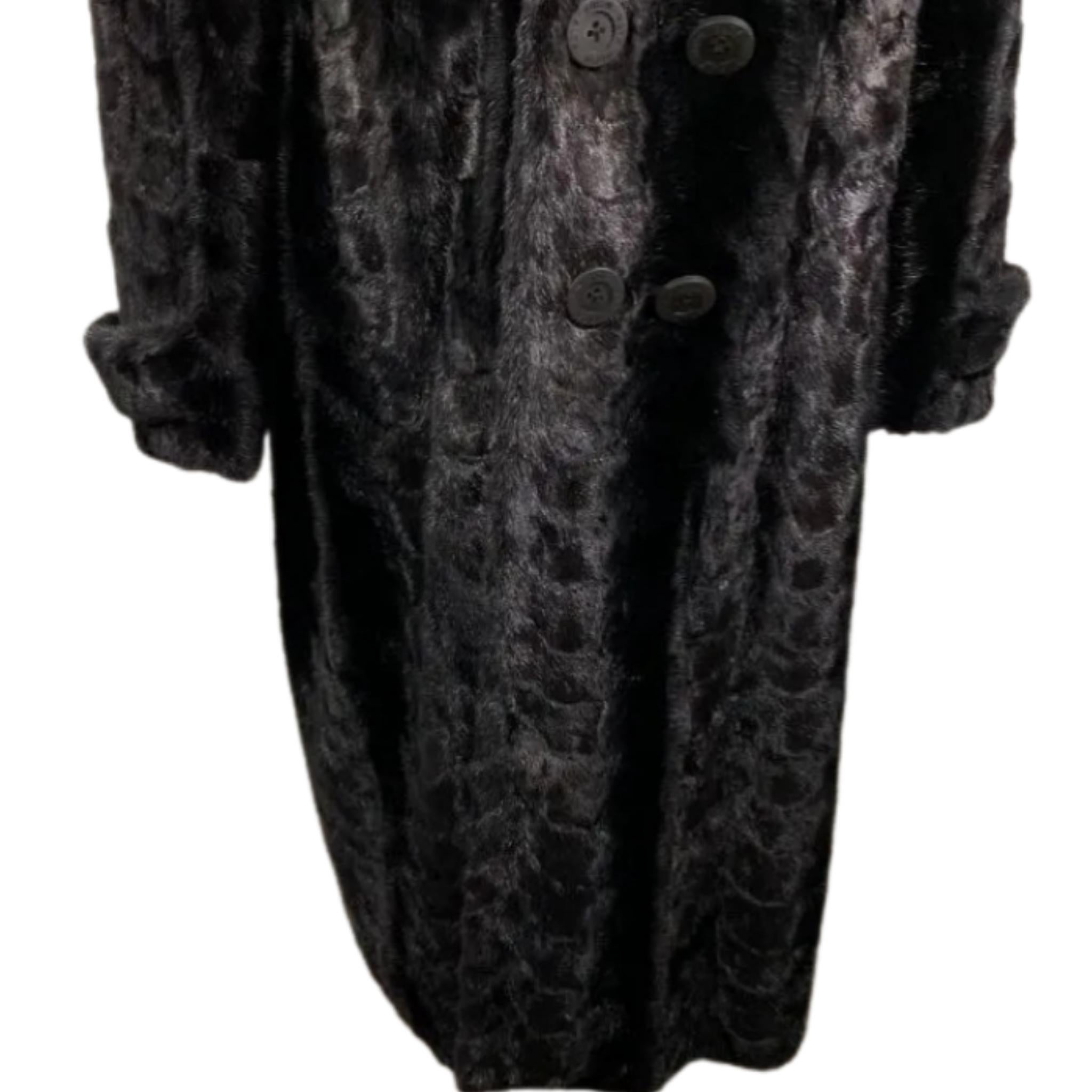mens black mink coat