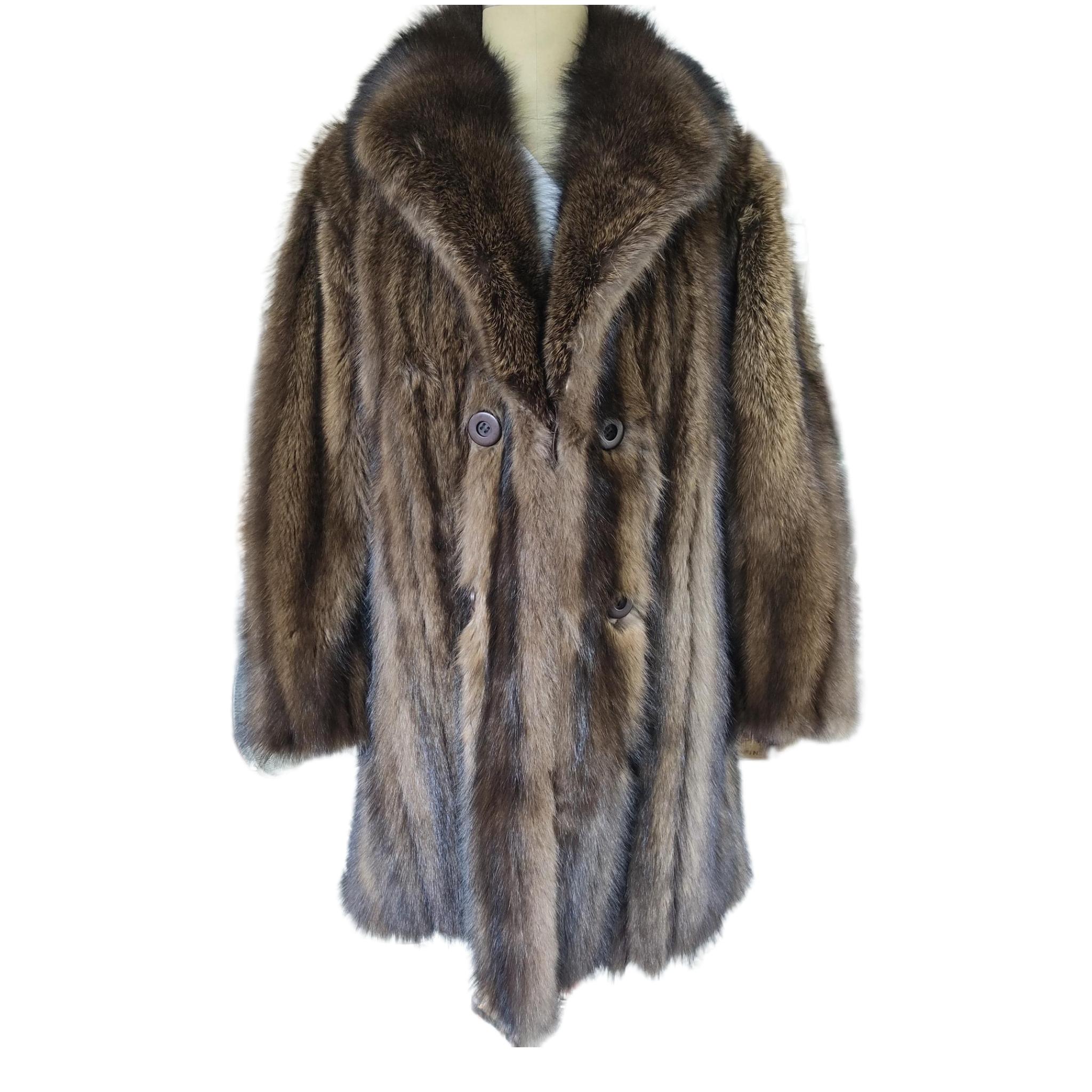Brand new Big Tall  Men's Fisher sable fur coat jacket size 2 XL 2