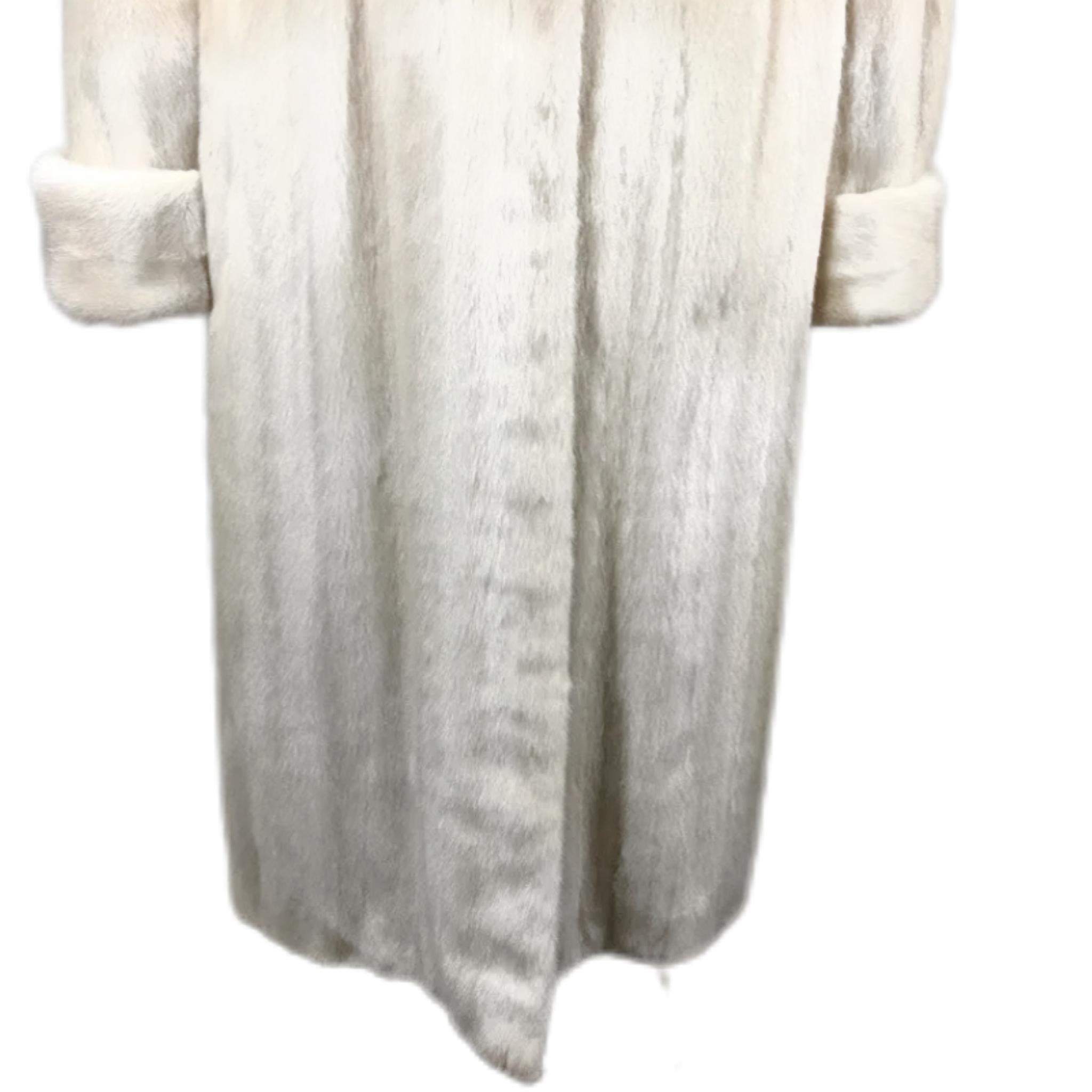 Brand new Big Tall Pearl Men's mink fur coat jacket size 2 XL For Sale 2