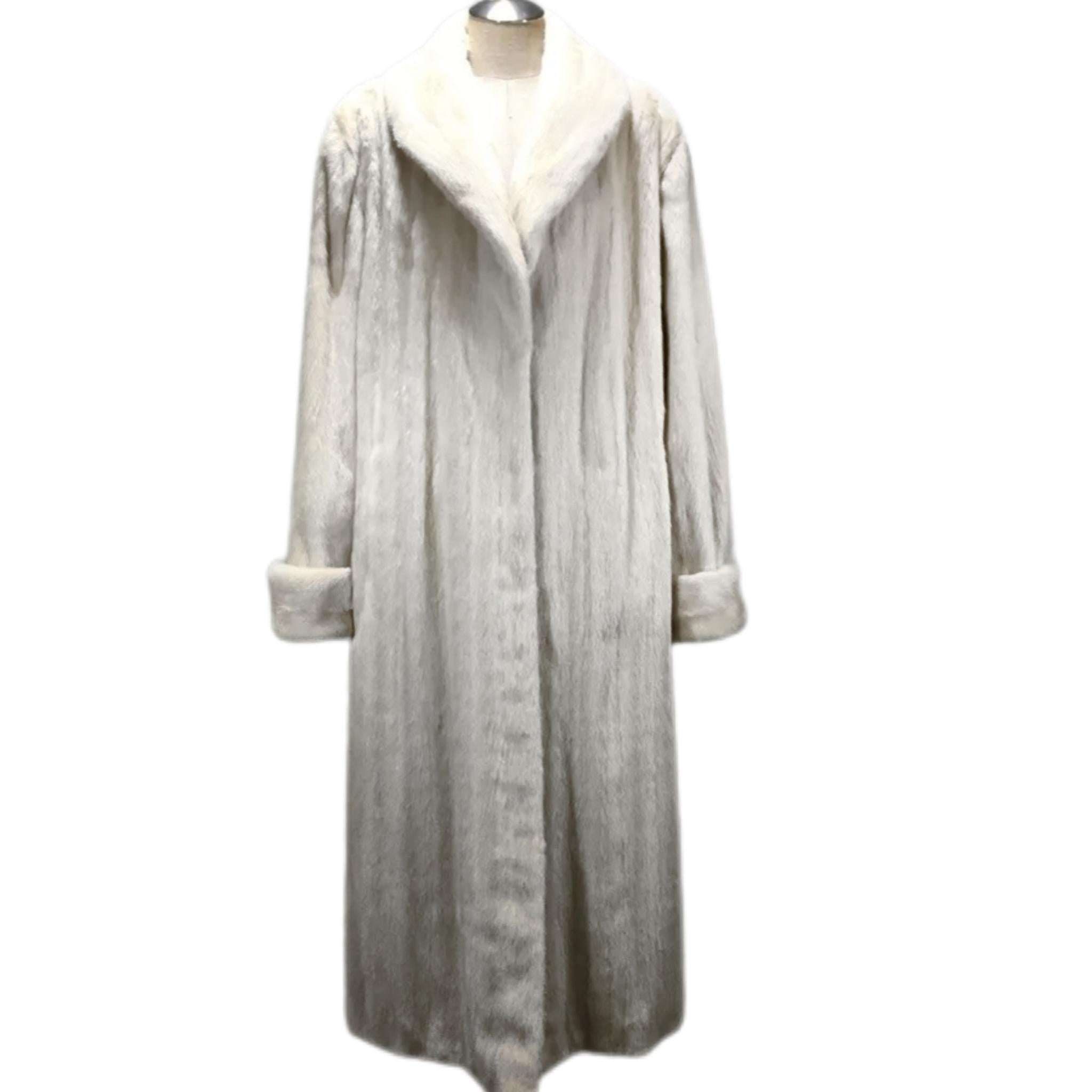 Brand new Big Tall Pearl Men's mink fur coat jacket size 2 XL For Sale 4