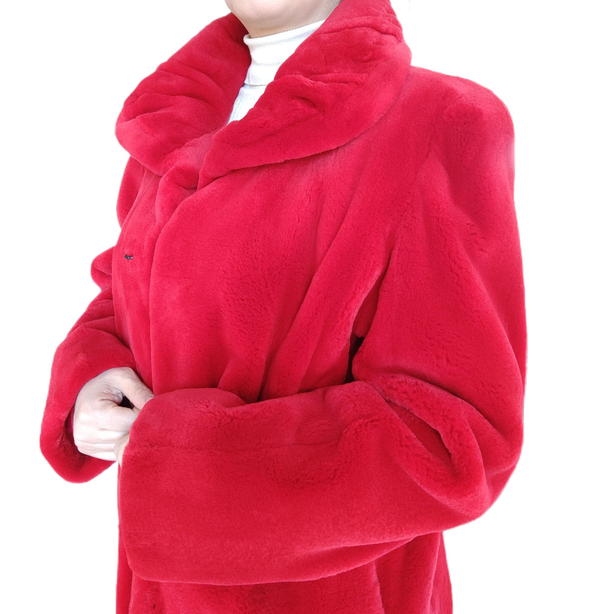 Brand New Birger Christensen Sheared Mink Fur Coat (Size-12/M) For Sale 1