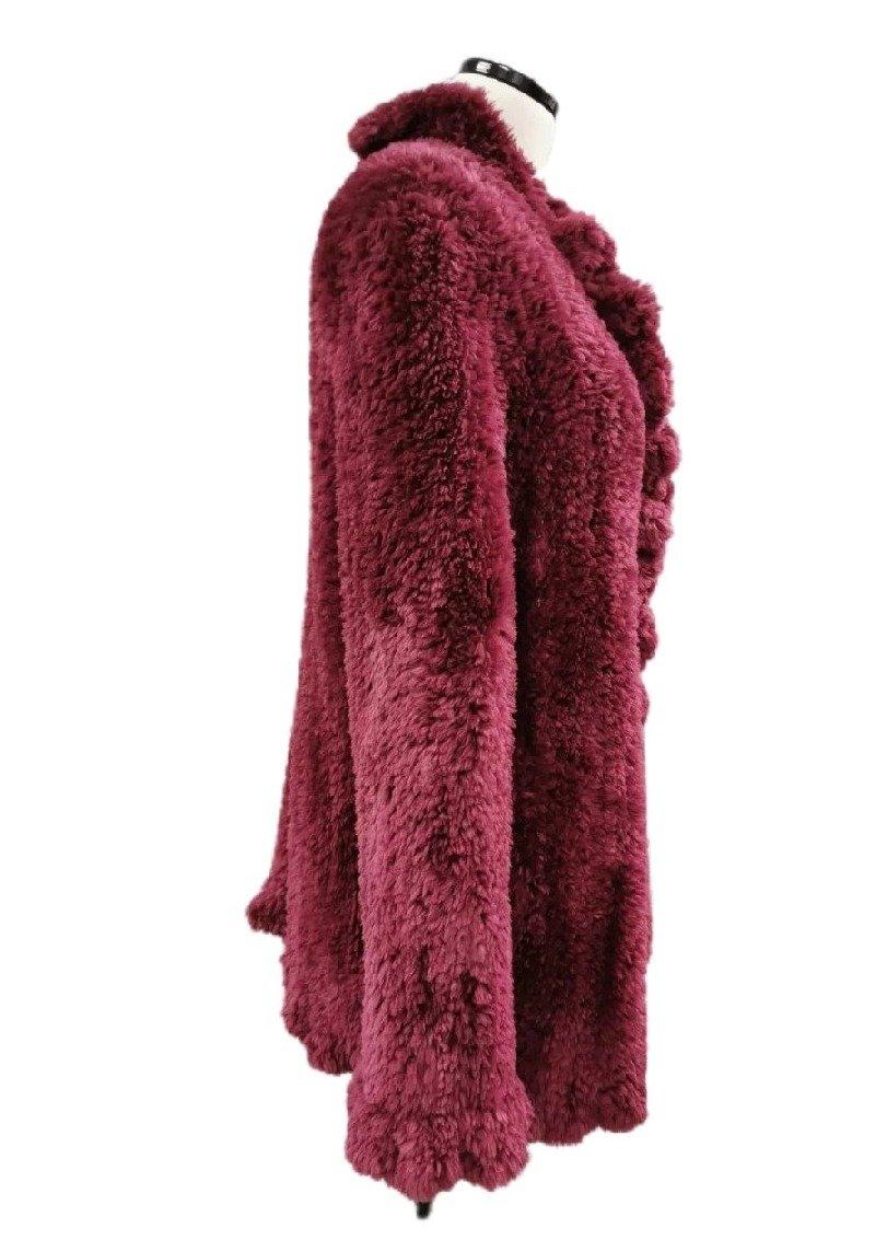 Women's Bisang Couture Knitted Sheared Beaver Fur Cardigan (Size 14 - Large) coat