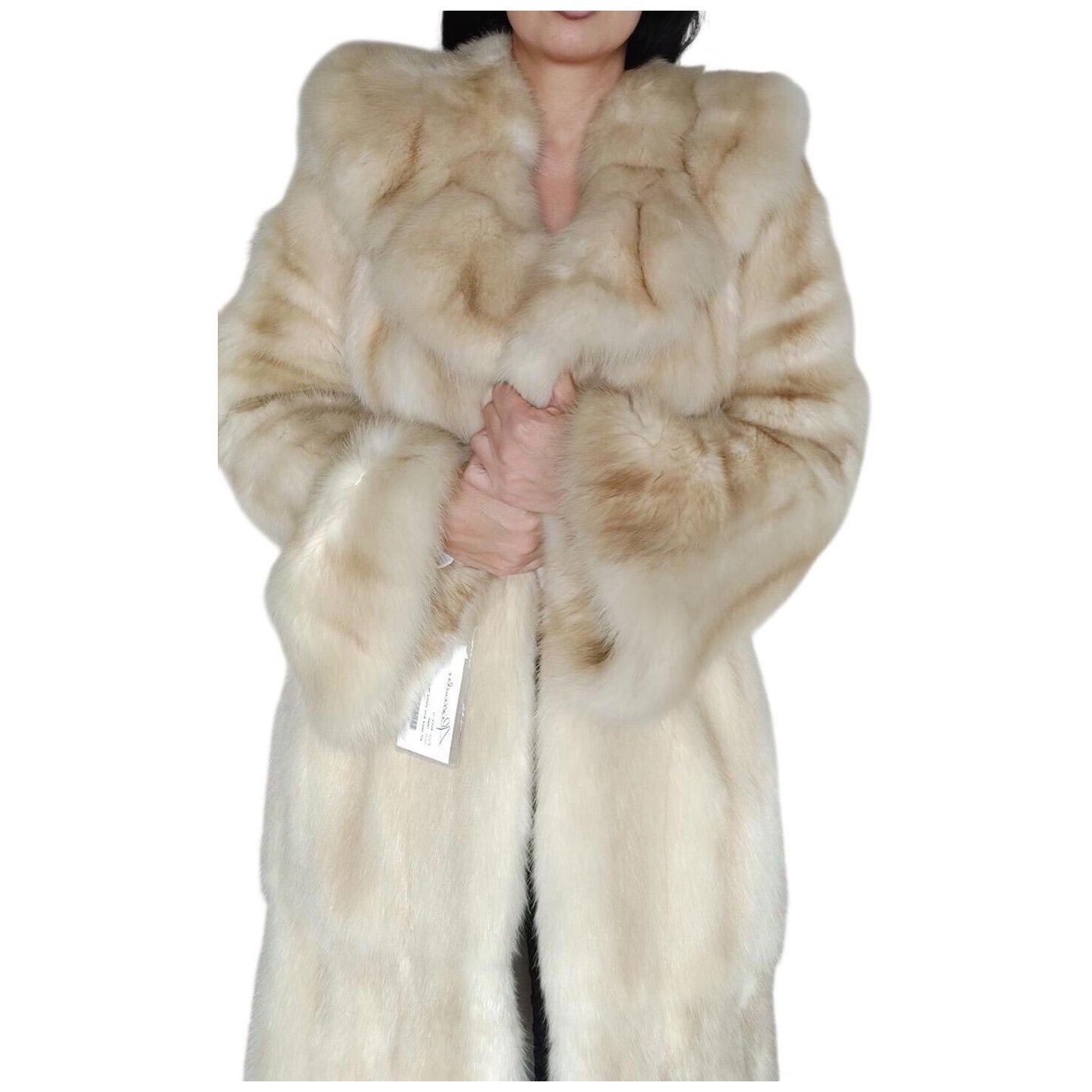 Brand new bisang rare golden Russian sable fur coat 8/M ~no duties