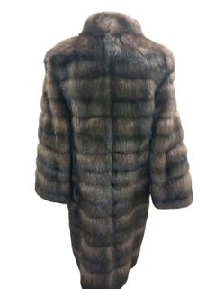 Nuevo abrigo de piel de marta rusa Bisang talla 85000$ etiqueta