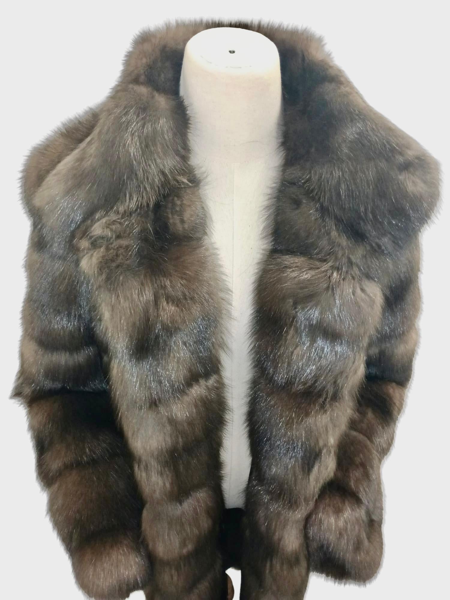 Manteau Bisang russe en fourrure de sable neuf, taille 85000$, étiquette en vente 1