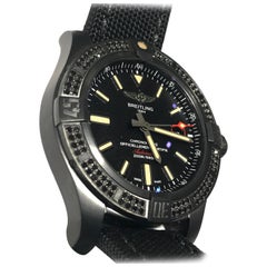 Brand New Breitling Avenger Blackbird 44 Men's Luxury Watch Black Steel