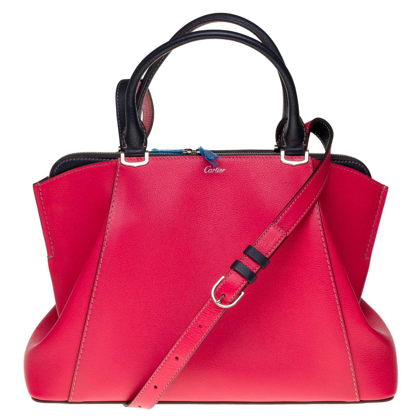 Cartier Classic Beige Feminine Line Top Handle Bag For Sale at 1stDibs