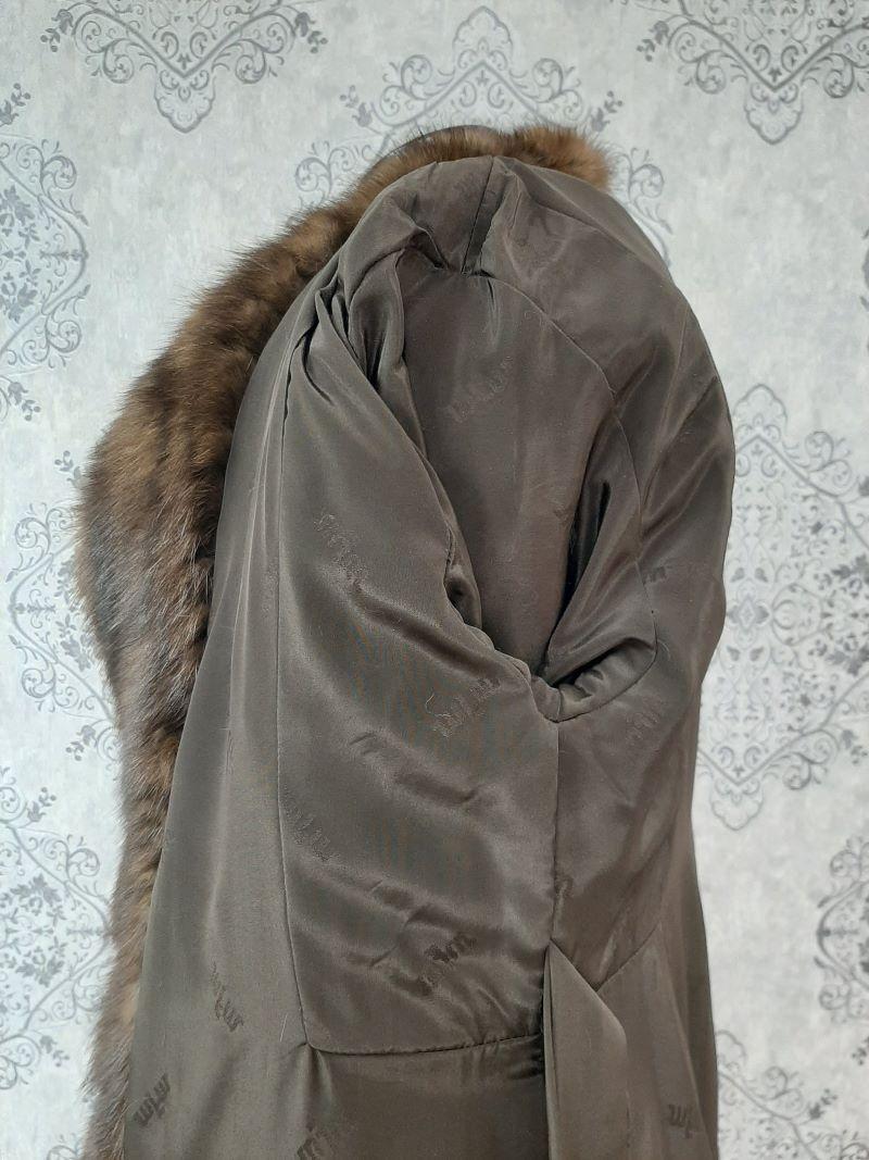 Unused Christian Dior Sable fur coat size 8 For Sale 3