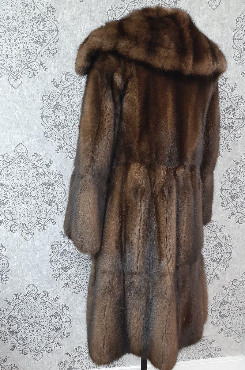 Unused Christian Dior Sable fur coat size 8 For Sale 1