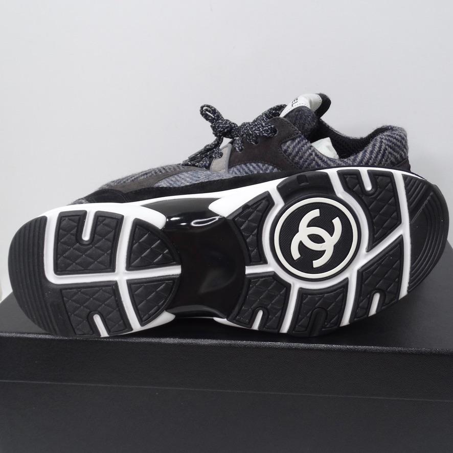 Brand New Chanel Classic Low Top Suede Trainers 4