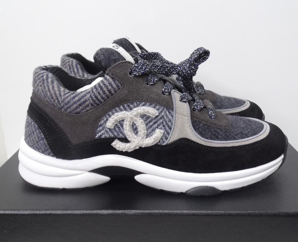 Women's or Men's Brand New Chanel Classic Low Top Suede Trainers