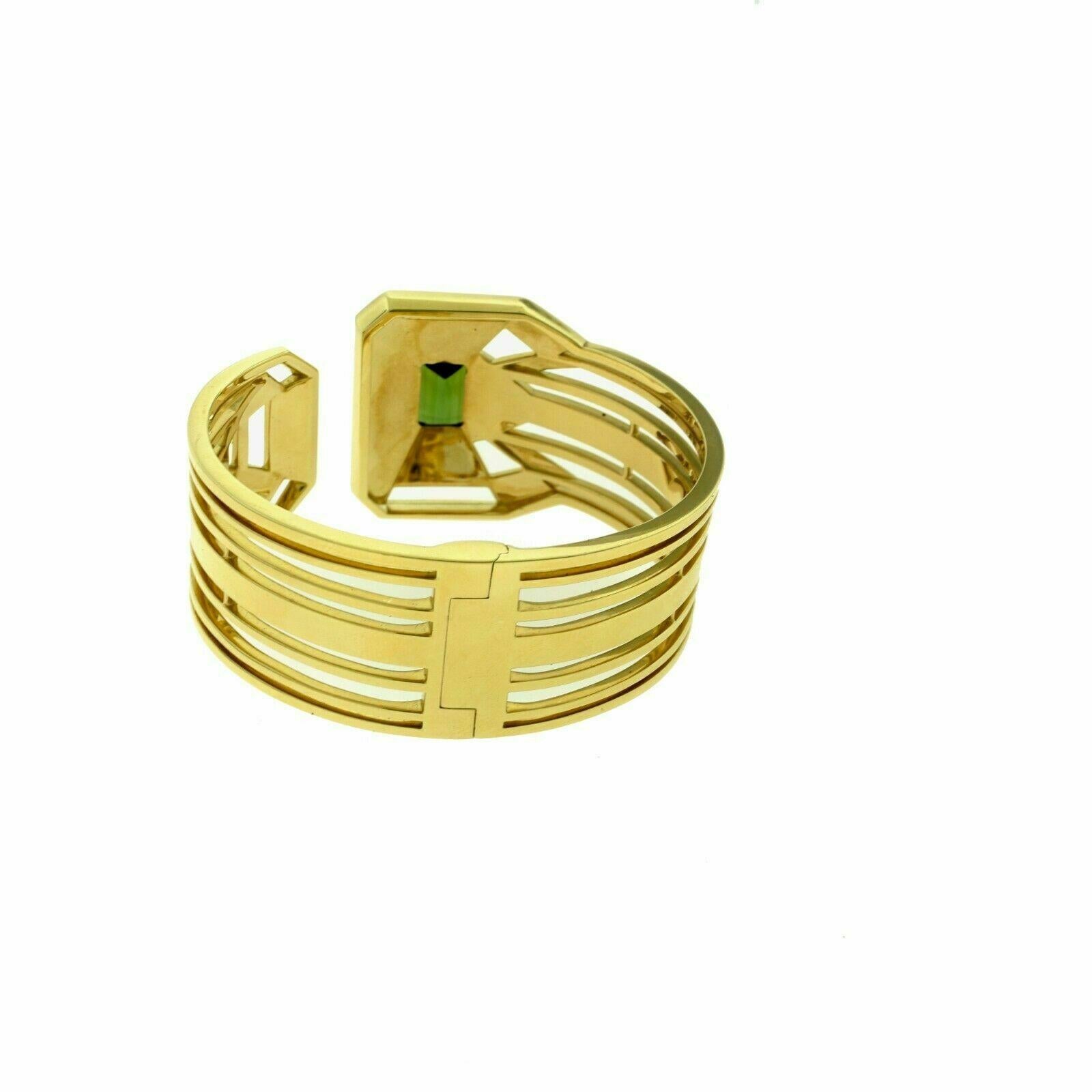 Emerald Cut Chanel My Green Jewelry Gallery Collection Gold Choker Bangle Set For Sale