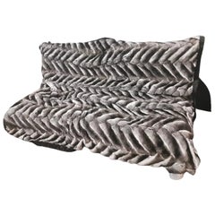 Gray Pillows and Throws