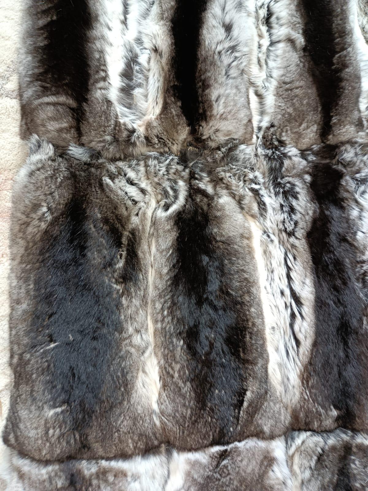 da uomo o donna Nuova coperta di pelliccia di cincillà (dimensioni 40 