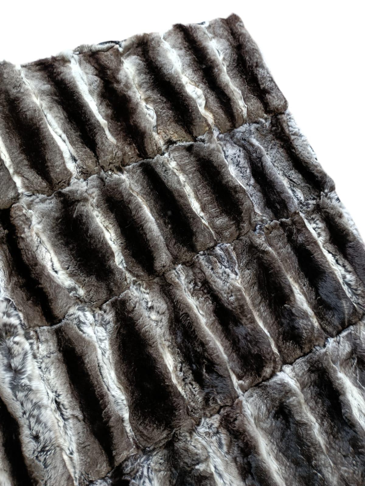 Nuova coperta di pelliccia di cincillà (dimensioni 40 
