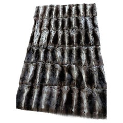 Neue Chinchilla-Pelzdecke (Größe 40"x60") Loro Piana